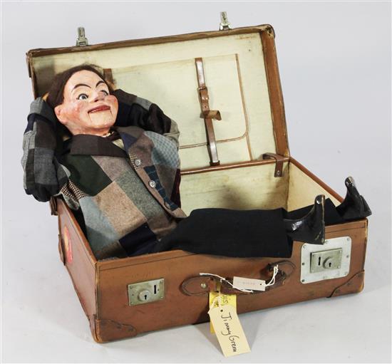 An Edwardian ventriloquists dummy, Jimmy Green,